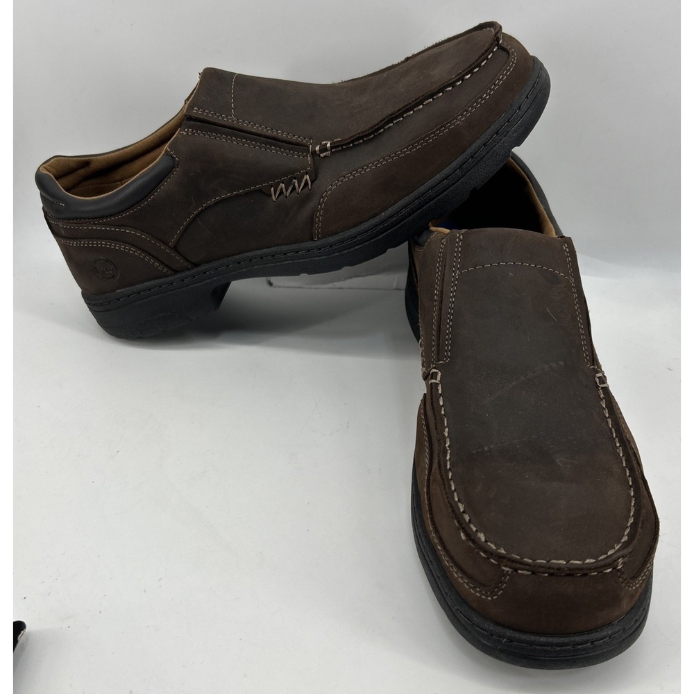 Timberland PRO Branston Alloy Toe ESD Work Shoes Brown Leather Men's 13M